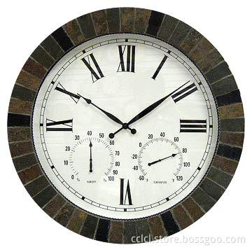24.5&quot; Wall Weather Station Clock
